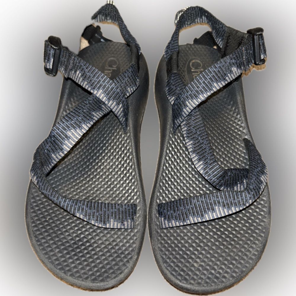 Chaco Z Cloud Sandal Black Gray Kids Size 4